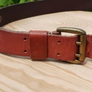 Men's Brown Leather Belt